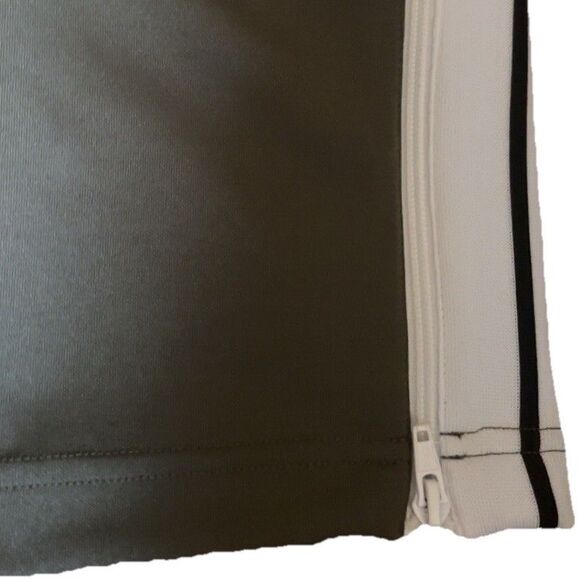 PALM ANGELS Military Green Polyester Classic Track Pants Size Small Zipper Bot - Picture 7 of 7